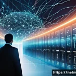 사내 네트워크 정책 준수 가이드 - **Prompt 1: The Evolution of Network Security**
A visually striking split image showcasing the t...