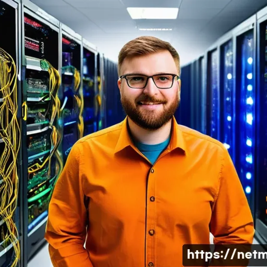 VLAN 설정 및 관리 가이드 - **Prompt 1: Network Transformation with VLANs**
A vibrant, futuristic data center or office netw...